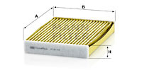 Filtru, aer habitaclu (FP25012 MANN-FILTER) DACIA,NISSAN,RENAULT