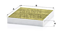 Filtru, aer habitaclu (FP2559 MANN-FILTER) FORD,FORD AUSTRALIA