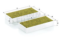 Filtru, aer habitaclu (FP260282 MANN-FILTER) MERCEDES-BENZ