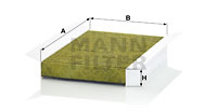 Filtru, aer habitaclu (FP2747 MANN-FILTER) LAND ROVER