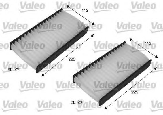Filtru, aer habitaclu HONDA CIVIC VII Limuzina (ES) (2000 - 2006) VALEO 698735 piesa NOUA