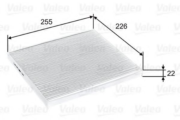 Filtru, aer habitaclu HYUNDAI GRAND SANTA FE (2013 - 2016) VALEO 715804 piesa NOUA