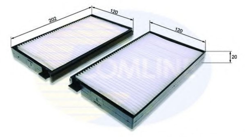 Filtru, aer habitaclu HYUNDAI H-1 Starex (H300) caroserie (TQ) (2008 - 2016) COMLINE EKF358-2 piesa NOUA