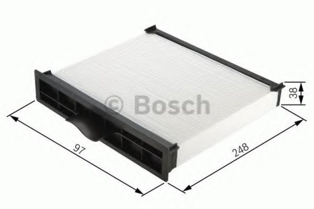 Filtru, aer habitaclu HYUNDAI SANTA FE I (SM) (2000 - 2006) BOSCH 1 987 432 160 piesa NOUA