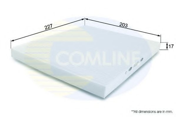 Filtru, aer habitaclu HYUNDAI TUCSON (JM) (2004 - 2010) COMLINE EKF204 piesa NOUA
