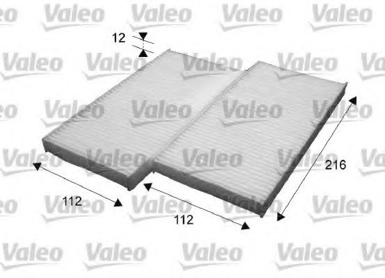 Filtru, aer habitaclu HYUNDAI TUCSON (JM) (2004 - 2010) VALEO 715639 piesa NOUA