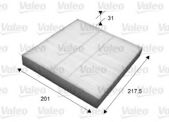 Filtru, aer habitaclu INFINITI FX (2002 - 2008) VALEO 715631 piesa NOUA