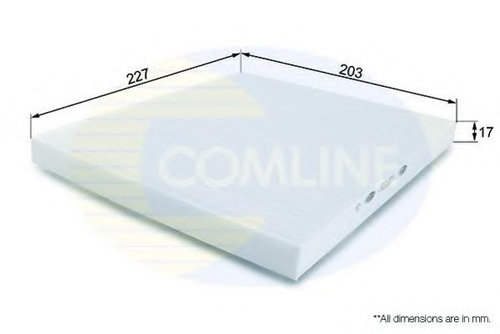 Filtru, aer habitaclu KIA CARENS III (UN) (2006 - 2013) COMLINE EKF204 piesa NOUA