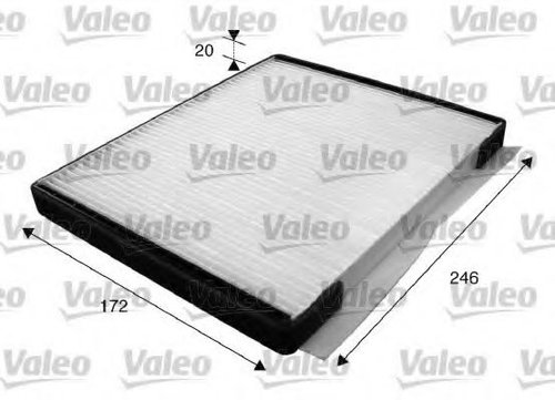 Filtru, aer habitaclu KIA CARENS IV (2013 - 2016) VALEO 715592 piesa NOUA