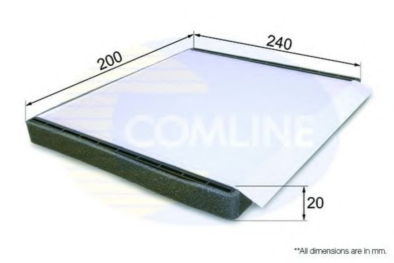 Filtru, aer habitaclu KIA CEED (JD) (2012 - 2016) COMLINE EKF203 piesa NOUA
