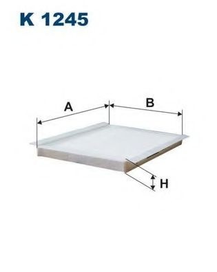 Filtru, aer habitaclu KIA PRO CEED (ED) (2008 - 2013) FILTRON K1245 piesa NOUA