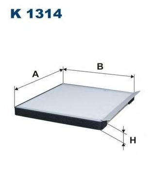 Filtru, aer habitaclu KIA PRO CEED (JD) (2013 - 2016) FILTRON K1314 piesa NOUA