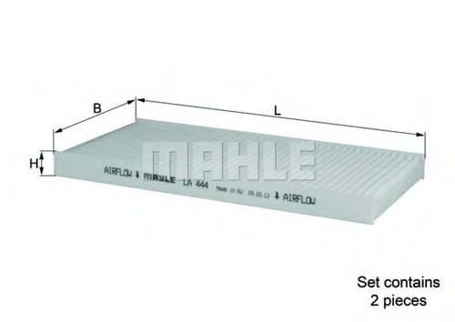 Filtru, aer habitaclu KIA SORENTO I (JC) (2002 - 2009) KNECHT LA 444/S piesa NOUA