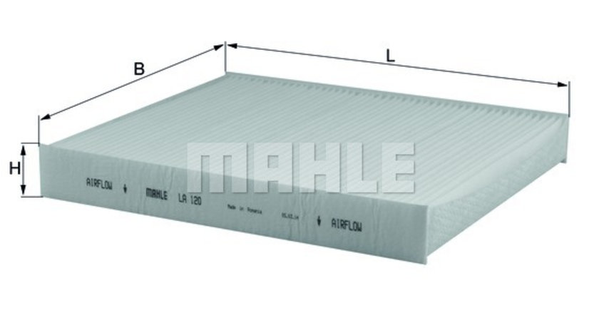 Filtru, aer habitaclu (LA120 MAHLE KNECHT) AUDI,BMW,BUICK (SGM),Citroen,FIAT,FORD,HYUNDAI,KIA,LAMBORGHINI,LANCIA,MERCEDES-BENZ,OPEL,PEUGEOT,PORSCHE,PUCH,RENAULT,SEAT,SKODA,TOYOTA,VAUXHALL,VOLVO,VW,VW