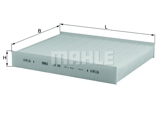 Filtru, aer habitaclu (LA169 MAHLE KNECHT) FORD,FORD AUSTRALIA,KIA