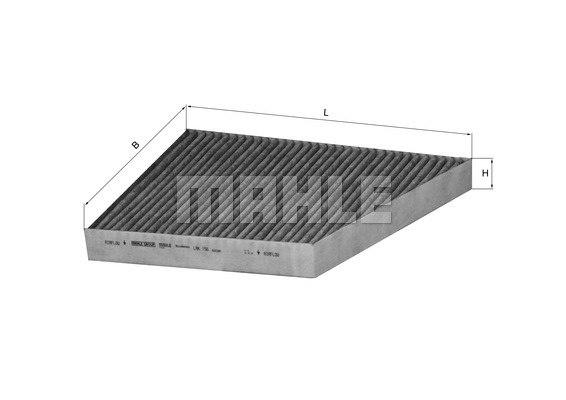 Filtru, aer habitaclu (LAK156 MAHLE KNECHT) MERCEDES-BENZ
