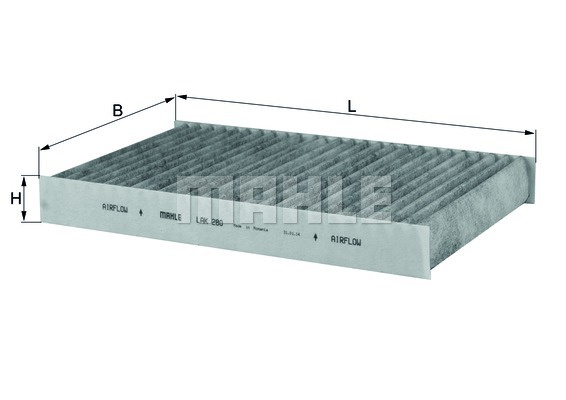 Filtru, aer habitaclu (LAK280 MAHLE KNECHT) LAND ROVER
