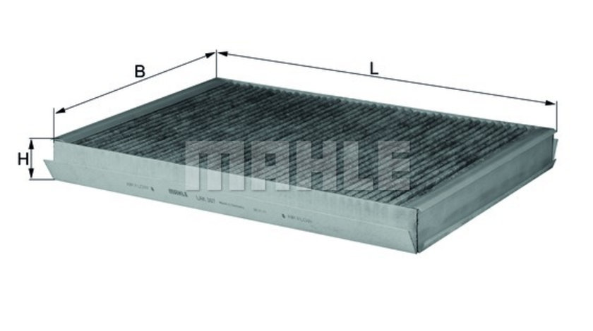 Filtru, aer habitaclu (LAK307 MAHLE KNECHT) MERCEDES-BENZ,VW