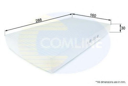 Filtru, aer habitaclu LANCIA LYBRA (839AX) (1999 - 2005) COMLINE EKF120 piesa NOUA