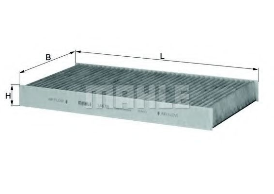 Filtru, aer habitaclu LANCIA LYBRA (839AX) (1999 - 2005) KNECHT LAK 56 piesa NOUA