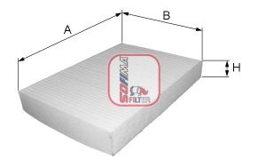 Filtru, aer habitaclu LAND ROVER DISCOVERY IV (LA) (2009 - 2016) SOFIMA S 3231 C piesa NOUA