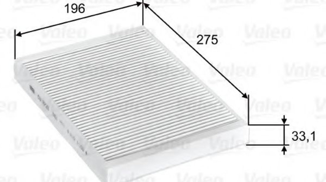 Filtru, aer habitaclu LAND ROVER RANGE ROVER EVOQUE (LV) (2011 - 2016) VALEO 715597 piesa NOUA