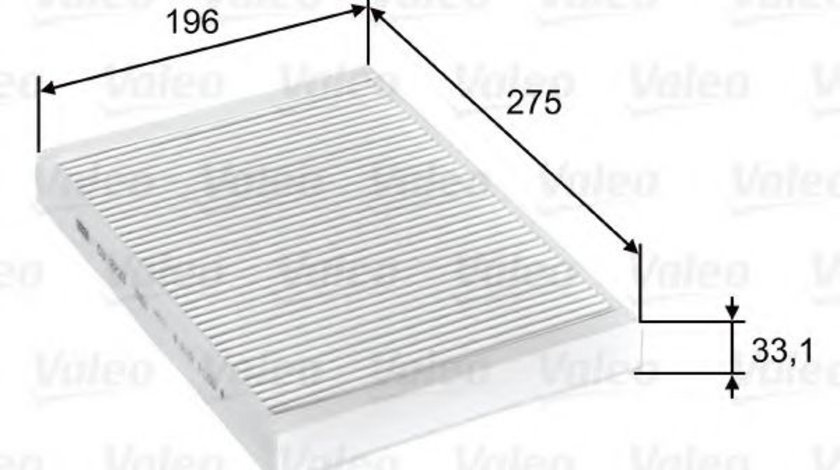 Filtru, aer habitaclu LAND ROVER RANGE ROVER EVOQUE (LV) (2011 - 2016) VALEO 715597 piesa NOUA