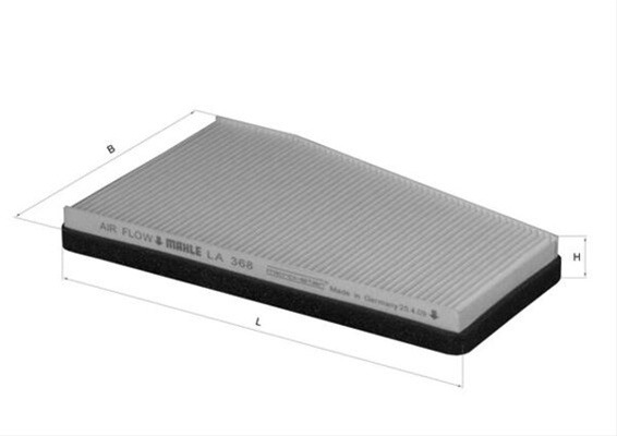 Filtru, Aer Habitaclu Mahle Original Chevrolet LA 368