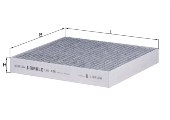 Filtru, Aer Habitaclu Mahle Original Chevrolet LAK 436