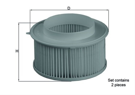Filtru, Aer Habitaclu Mahle Original Porsche LA 15/S