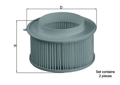 Filtru, Aer Habitaclu Mahle Original Porsche LA 15/S