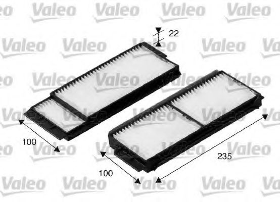 Filtru, aer habitaclu MAZDA 3 Limuzina (BK) (1999 - 2009) VALEO 698892 piesa NOUA