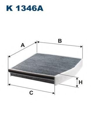 Filtru, aer habitaclu MERCEDES A-CLASS (W176) (2012 - 2016) FILTRON K1346A piesa NOUA