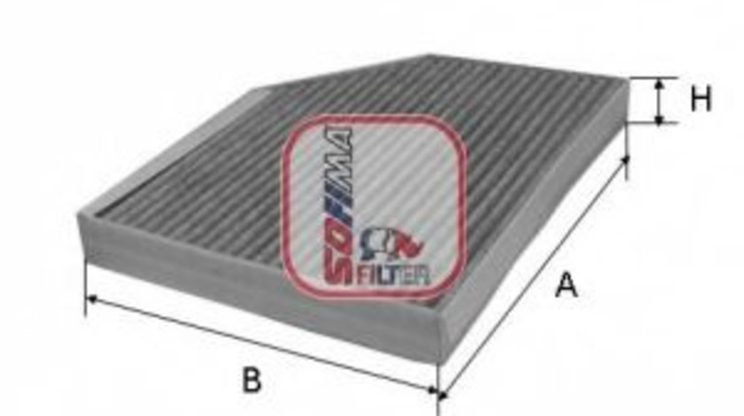 Filtru, aer habitaclu MERCEDES A-CLASS (W176) (2012 - 2016) SOFIMA S 4236 CA piesa NOUA