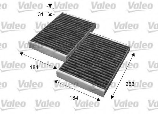 Filtru, aer habitaclu MERCEDES C-CLASS Cupe (C204) (2011 - 2016) VALEO 715643 piesa NOUA