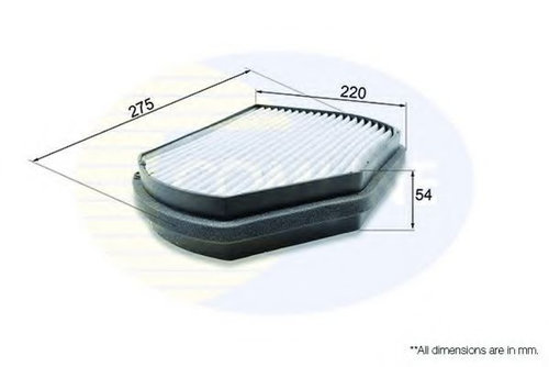 Filtru, aer habitaclu MERCEDES C-CLASS (W202) (1993 - 2000) COMLINE EKF197A piesa NOUA