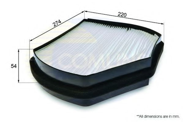 Filtru, aer habitaclu MERCEDES CLK (C208) (1997 - 2002) COMLINE EKF197 piesa NOUA