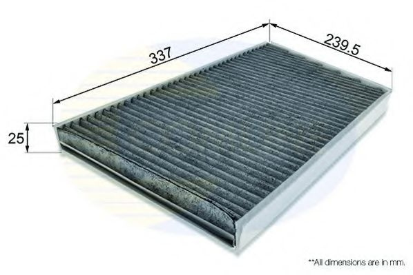 Filtru, aer habitaclu MERCEDES CLK (C209) (2002 - 2009) COMLINE EKF244A piesa NOUA