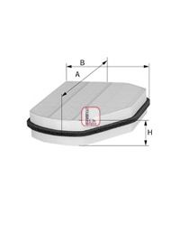 Filtru, aer habitaclu MERCEDES CLK Cabriolet (A208) (1998 - 2002) SOFIMA S 3007 C piesa NOUA