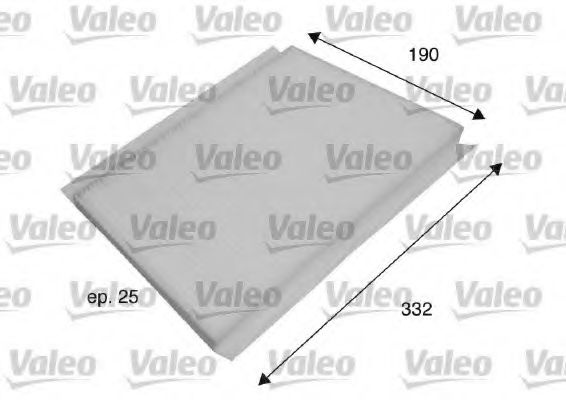 Filtru, aer habitaclu MERCEDES CLK Cabriolet (A209) (2003 - 2010) VALEO 698701 piesa NOUA