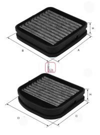 Filtru, aer habitaclu MERCEDES E-CLASS Combi (S210) (1996 - 2003) SOFIMA S 4141 CA piesa NOUA