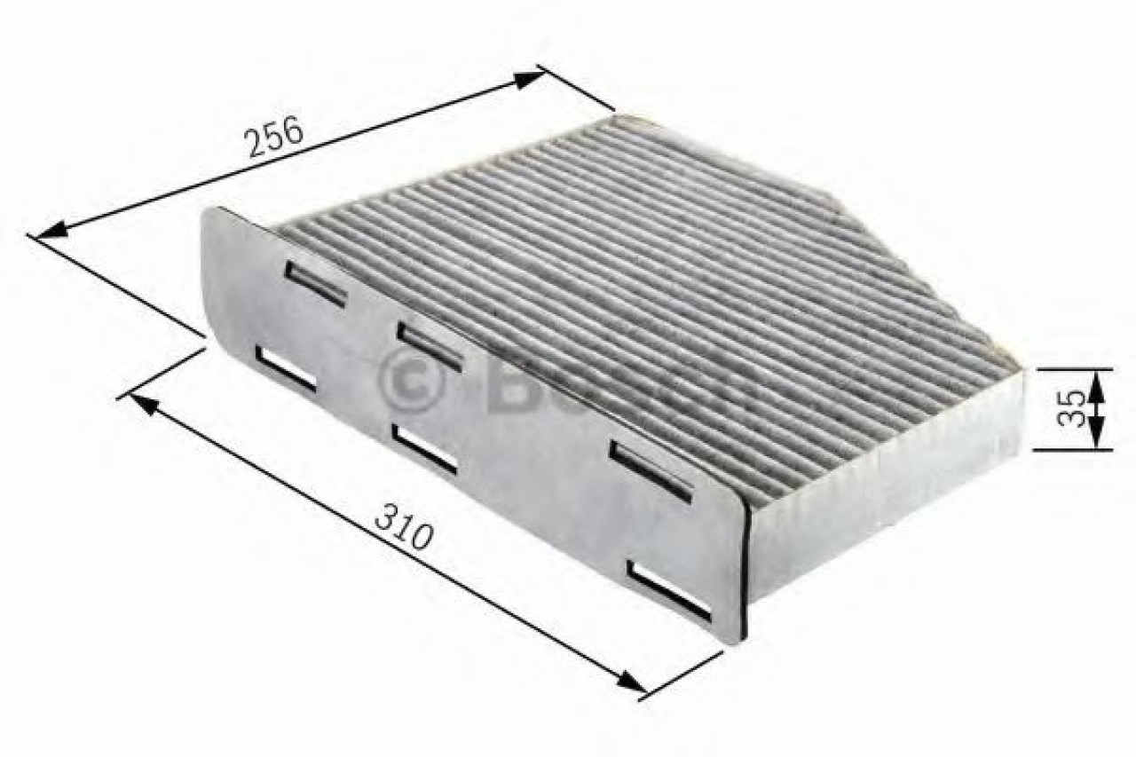 Filtru, aer habitaclu MERCEDES E-CLASS T-Model (S211) (2003 - 2009) BOSCH 1 987 432 381 piesa NOUA