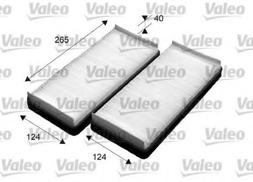Filtru, aer habitaclu MERCEDES E-CLASS (W210) (1995 - 2003) VALEO 715531 piesa NOUA