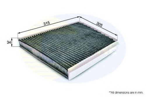 Filtru, aer habitaclu MERCEDES E-CLASS (W211) (2002 - 2009) COMLINE EKF139A piesa NOUA