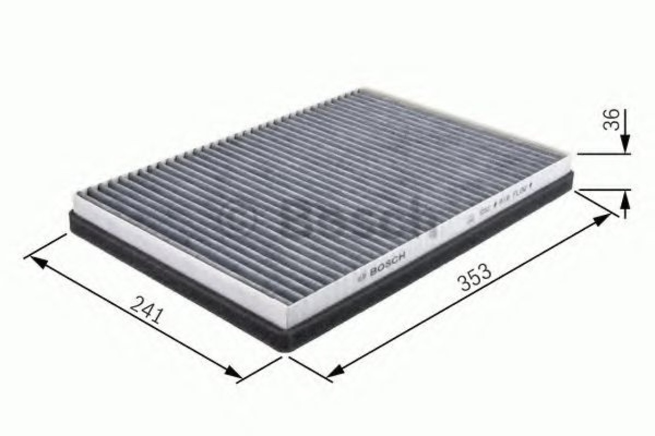 Filtru, aer habitaclu MERCEDES VANEO (414) (2002 - 2005) BOSCH 1 987 432 337 piesa NOUA