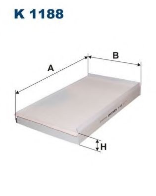 Filtru, aer habitaclu MERCEDES VIANO (W639) (2003 - 2016) FILTRON K1188 piesa NOUA