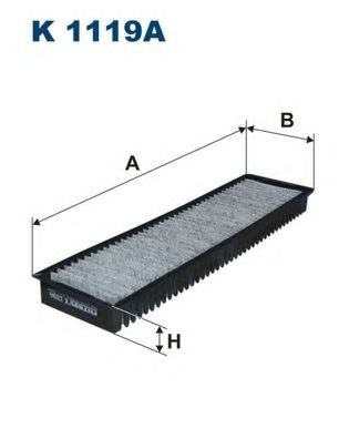 Filtru, aer habitaclu MINI MINI (R50, R53) (2001 - 2006) FILTRON K1119A piesa NOUA