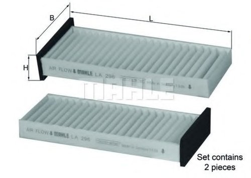 Filtru, aer habitaclu MITSUBISHI COLT V (CJ, CP) (1995 - 2003) KNECHT LA 296/S piesa NOUA