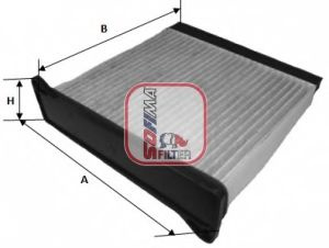 Filtru, aer habitaclu MITSUBISHI LANCER Limuzina (CS, CT0) (2000 - 2016) SOFIMA S 4220 CA piesa NOUA
