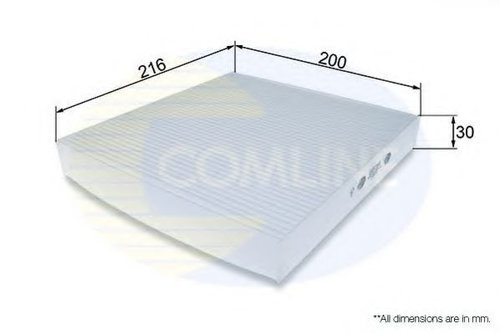 Filtru, aer habitaclu MITSUBISHI LANCER Limuzina (CY, CZ) (2007 - 2016) COMLINE EKF264 piesa NOUA